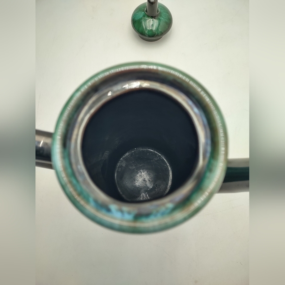 Blue Mountain Coffee/Tea Pot chipped lid - Picture 5 of 11